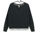 Calvin Klein Nachtwäsche Damen Rundhals Pullover Sweatshirt GRÖSSE S