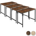 Schreibtisch Computertisch Büro Tisch 80/100/120/140 cm Holz + Metall Industrie