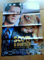 Kino Film Poster Plakat - SCOTT & HUUTSCH - Krimi Komödie Tom Hanks - DIN A 1 -