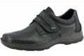 Rieker Herren Halbschuh Schwarz Leder Schuhe Weit geschnitten 05358-01