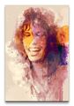 Aerosmith Steven Tyler Porträt Abstrakt Kunst Rockstar Legende 60x90cm Leinwandb