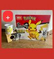 MEGA CONSTRUX Pokémon Jumbo Pikachu Bauset + Tasse + Schlüsselanhänger