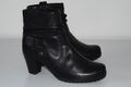 Gabor Damen Schuhe Halbstiefel Stiefeletten schwarz Leder Gr 3,5 36 DE NEU