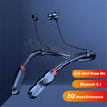 Wireless Bluetooth Neckband Earphone Headset Earbud Stereo Sport Headphone w/Mic