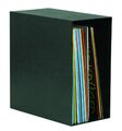 LP Aufbewahrungsbox / Archifix-Box f. ca. 52 LP's, Kunststoff, schwarz