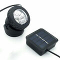 Solar LED Unterwasser Strahler Aquarium Beleuchtung Teichlampe Garten Pool  P5F1