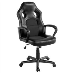 Racing Stuhl Gaming Stuhl Bürostuhl Schreibtischstuhl Drehstuhl Computerstuhl✔️gepolsterte Armlehnen✔️Wippfunktion✔️Lift SGS Geprüft