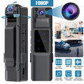 1080P HD Body Camera Wearable 1000mAh Night Vision DV Action Cam with Back Clip