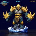 Elite Meereskämpfer Miniatur Atlas Water Berserk Figur für Tabletop und Display