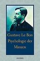 Psychologie der Massen von Le Bon, Gustave | Buch | Zustand sehr gut