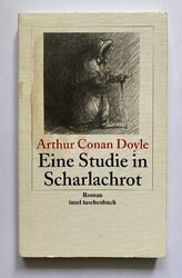 Eine Studie in Scharlachrot Arthur Conan Doyle Taschenbuch Roman Zustand gut