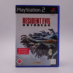 Resident Evil Outbreak Sony PlayStation 2 PS2 PAL Spiel Game Ein mutierter Virus