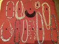 11 Varianten Perlenketten - lange Kette - Halskette - Armband - Perlenschmuck