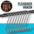 Edelstahl Metallhaken Küchenhaken S Haken Fleischerhaken Metzger Hook 5-20 Stück