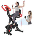 LCD Heimtrainer Fitness Fahrrad Klappbarer Hometrainer Cardio Ergometer Trimmrad