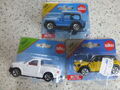 3 x Siku Autos Mini Countryman, Jeep Wrangler, , Siku Rangler OVP