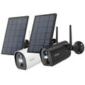 ieGeek 2K Überwachungskamera Aussen WLAN Kabellos Kamera Wifi Akku Solarpanel