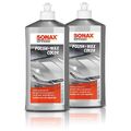 2x 500ml SONAX POLISH & WAX COLOR SILBER/GRAU AUTOPOLITUR LACK POLITUR