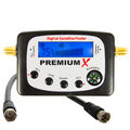 PremiumX Sat-TV-Signalfinder LCD Satelliten Messgerät Sat-Finder LED Kompass