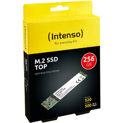 Interne SSD Festplatte M.2, 128GB, 256GB, 512GB, Intenso SSD Top Performance