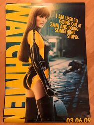 Sehr selten Kinoplakat Poster A1 Watchmen - Wächter Malin Åkerman: Silk Spectre 