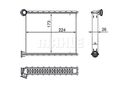 MAHLE WÄRMETAUSCHER HEIZUNGSKÜHLER passend für CITROËN C3 PEUGEOT 308 | AH 270