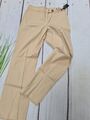 Zero Hose Stoffhose die Weite beige meliert mit Glitzerschnalle (972) NEU