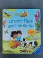 Leseart 1-2-3 Unsere Tiere und ihre Kinder - Ravensburger Buch - Neuwertig