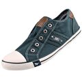 Mustang Damen Canvas Sneaker Slipper Blau Grün 1099401/87