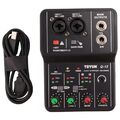  Q12 Computer Recording Soundkarte 2-Kanal Mono Recording Spezialmixer 48V L8I9