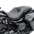 Motorrad Sitzbank Craftride RH5 für Harley Davidson Touring Sitzbank in schwarz 