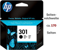 Original HP 301 Tinte Multipack 301 XL Schwarz Patronen Farben SET DeskJet OVP