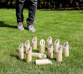 Finn Kubb Outdoor Spiel - Holz Garten Spielzeug Geschicklichkeitsspiel Wurfspiel