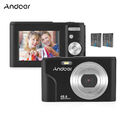 Andoer Digitalkamera 48MP 1080P 2,4" IPS Bildschirm 16X Zoom Autofokus DEU