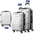 3 tlg. Koffer Trolley Kofferset Reisekoffer  Weiß Hartschalenkoffer M-L-XL-Set