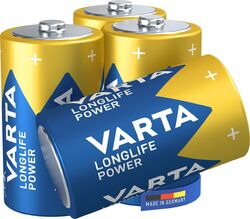 VARTA Batterien D Mono, 4 Stück, Longlife Power, Alkaline, 1,5V, ideal für S