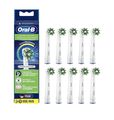 Oral-B CrossAction CleanMaximiser Aufsteckbürsten - Weiß, 10 Stück