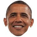 Barack Obama Maske aus Karton