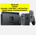 Nintendo Switch Konsole | HAC-002 | mit Joy-Con - Spiele Gamer Gaming Konsolen