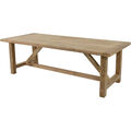 Tafel Gartentisch CASTLE recycelt TEAK-Holz Landhaus 240cm