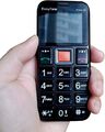 Easyfone Prime-A5 GSM Mobiltelefon Senioren Handy großen Tasten Notruf Schwarz