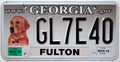 usa GEORGIA Nummernschild - Hund / Dog Motiv Kennzeichen License Plate GL7 E40