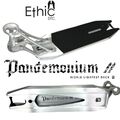 Ethic DTC Pandemonium V2 Stunt-Scooter Leichtes Park Deck gebürstet Alu Silber