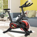 Heimtrainer Fitness Fahrrad Indoor Cycling Ergometer Trimmrad LCD-Monitor 150 kg