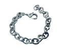 Silber Armband kräftiges Kettenband 8mm breit in 925er Silber 19,5cm-18,23g#w524