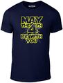 Herren-T-Shirt May The 4th Be With You Star Wars Inspired Force Jedi Monat