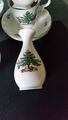 1 Vase, 13 cm, Nikko Porzellan, "Happy Holiday", Weihnachten, gebraucht