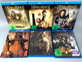 ❤️Blu Ray Filme Sammlung - 3D Hobbit + Herr der Ringe - Trilogie - TOP ZUSTAND✔️