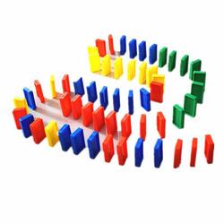 100x Dominosteine Set Stapelspielzeug Lernspiel Spielzeug Gebäude