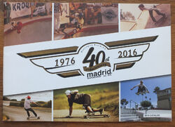 Rare Vintage Madrid Skateboards 40th Anniversary Katalog Catalog 2016 Skateboard